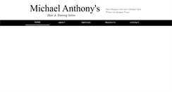 Desktop Screenshot of michaelanthony-salon.com